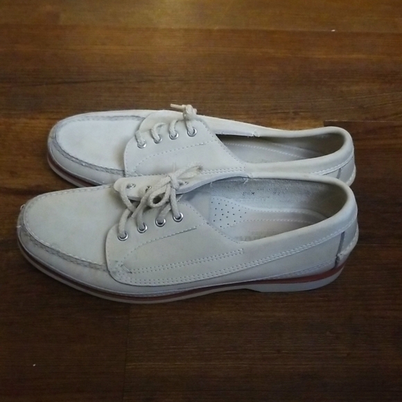 COLE HAAN Vibram Made In USA Leather Dock/Boat Shoes - Picture 5 of 13